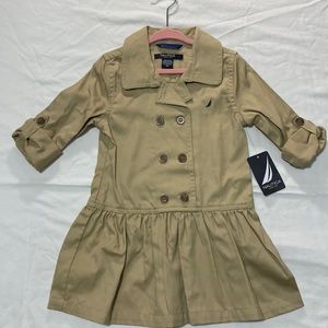 Nautica khaki uniform style toddler dress 3T